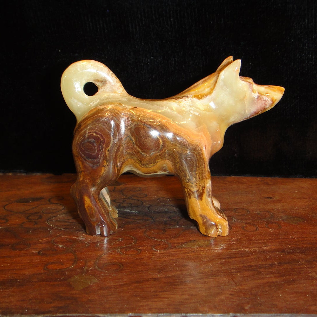 Marble Dog Decor