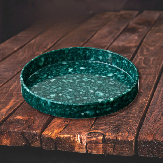 Marble Round Tray - Serving Tray