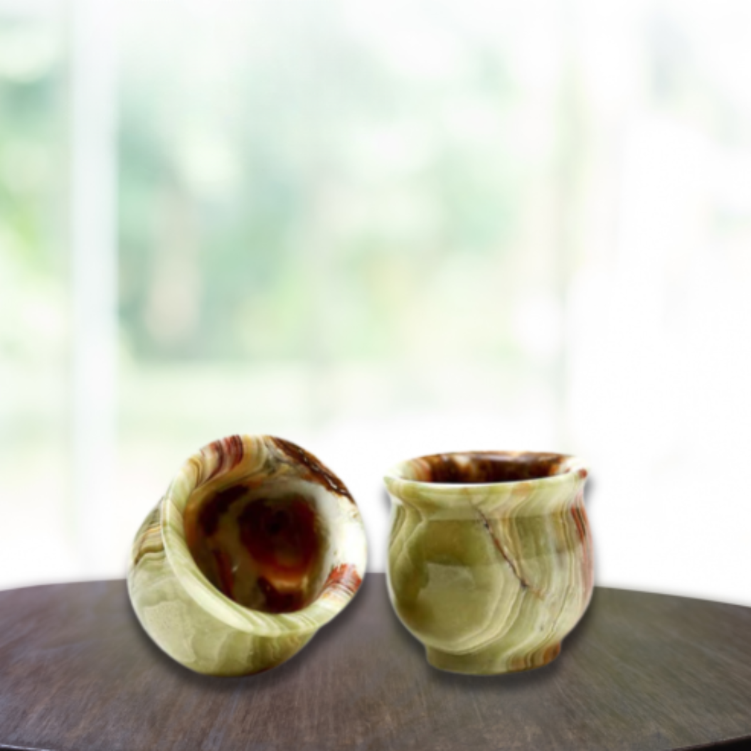 Marble Tequila Shot Glasses