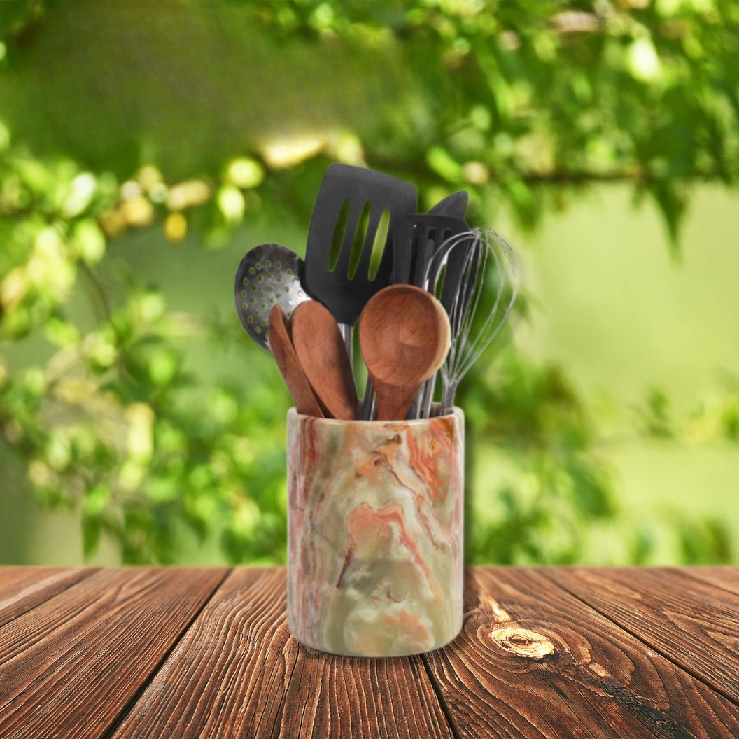 Marble Utensil Holder