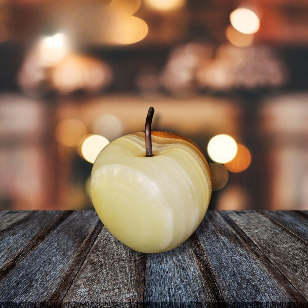 Marble Apple Decoration Piece