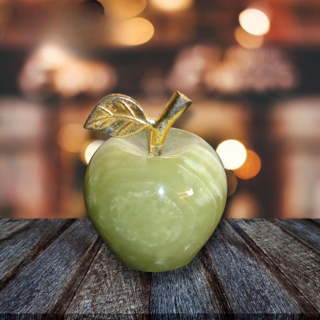 Marble Apple Decoration Piece