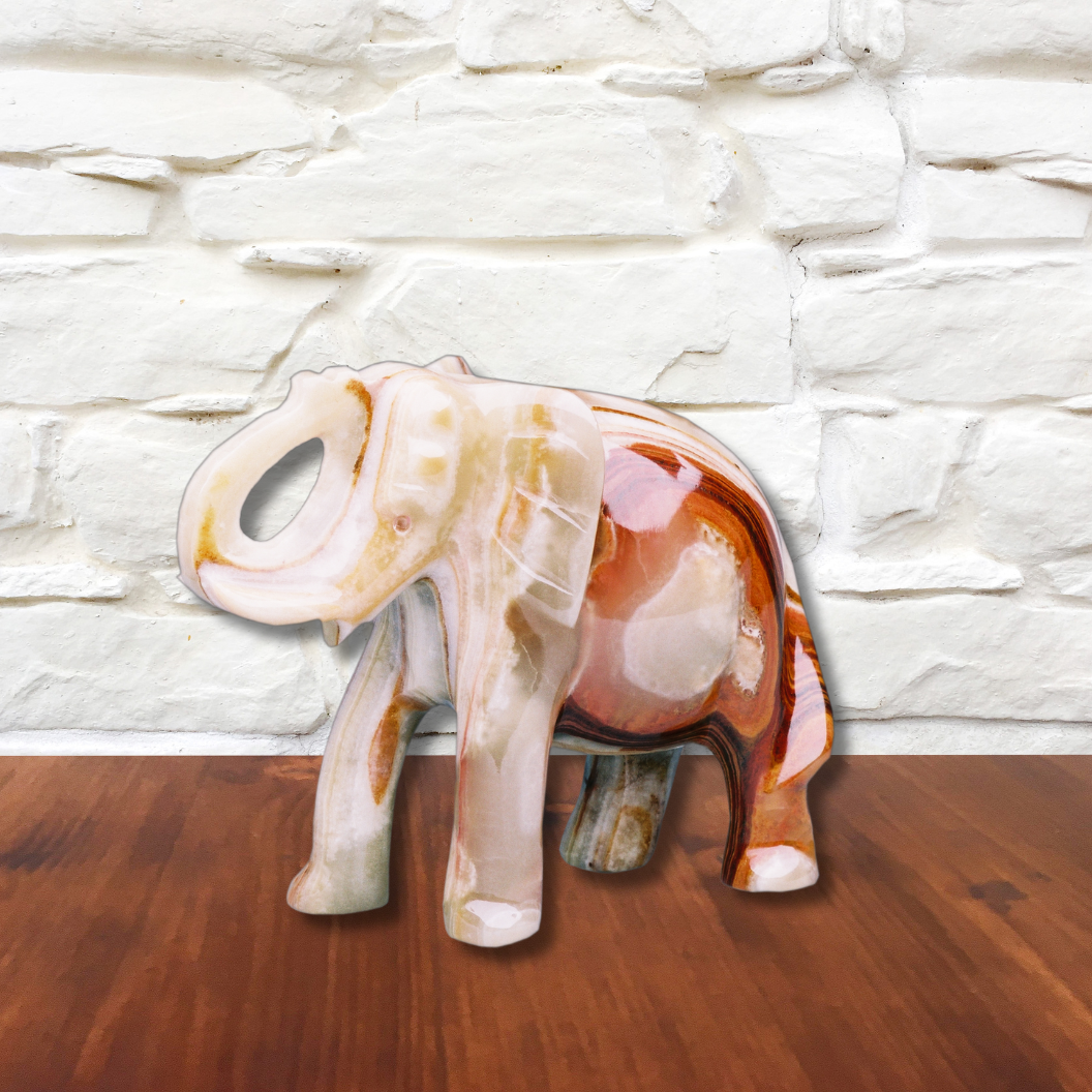 Marble Elephant Decor