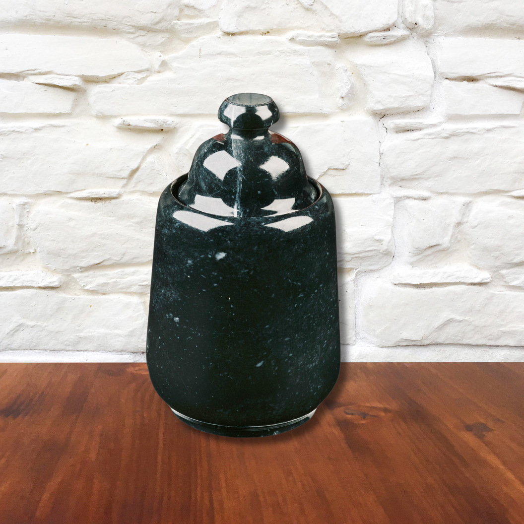 Marble Jar with Lid