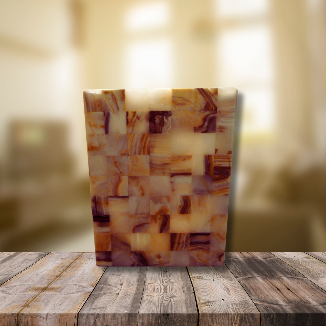 Marble Checquered Square Lamp