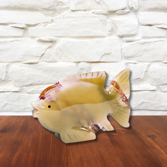 Marble Fish Decor